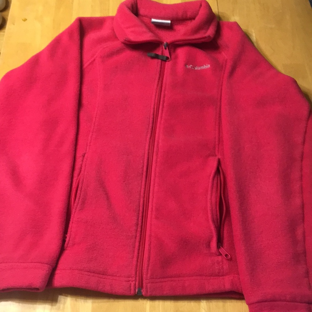 Pink Columbine fleece jacket